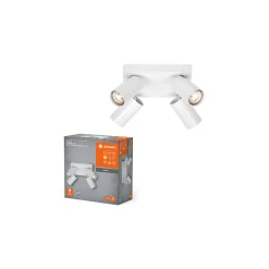 Ledvance LED Decor Spot Octagon Stål Platta Vit 13W 920lm - 827 Extra Varm Vit | Dimbar