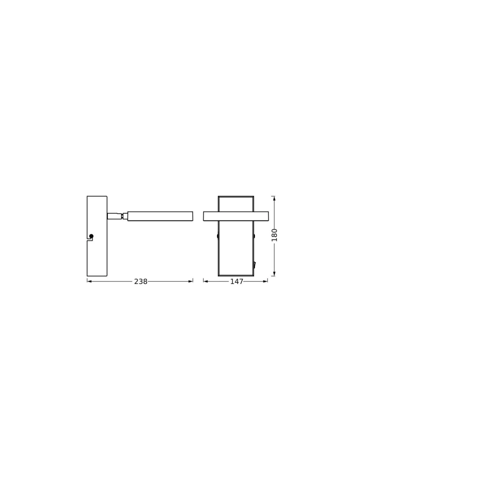 Ledvance LED Decor Spot Saturn Plast Vit 11W 340lm - 830-842-865 CCT