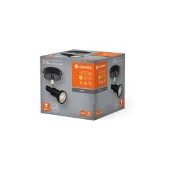 Ledvance LED Decor Spot Stål Svart 3W 230lm - 827 Extra Varm Vit | Dimbar