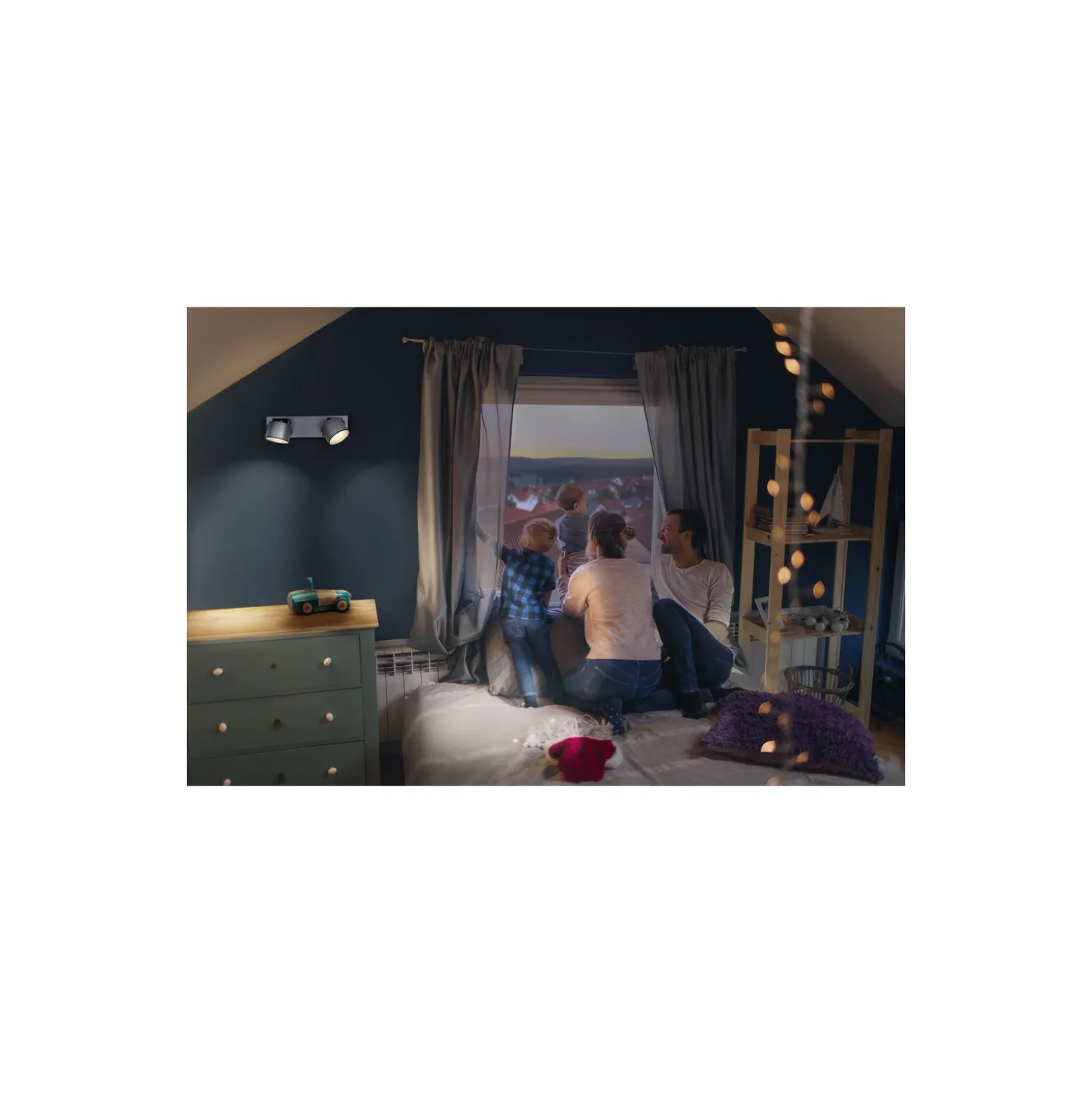 Ledvance LED Decor Spot Stål Svart 3W 230lm - 827 Extra Varm Vit | Dimbar