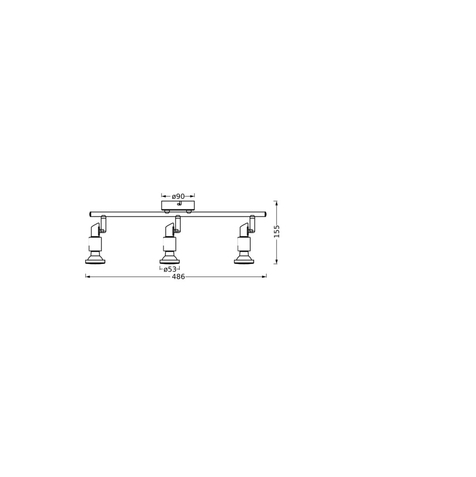 Ledvance LED Decor Spot Stål Svart 10W 690lm - 827 Extra Varm Vit | Dimbar