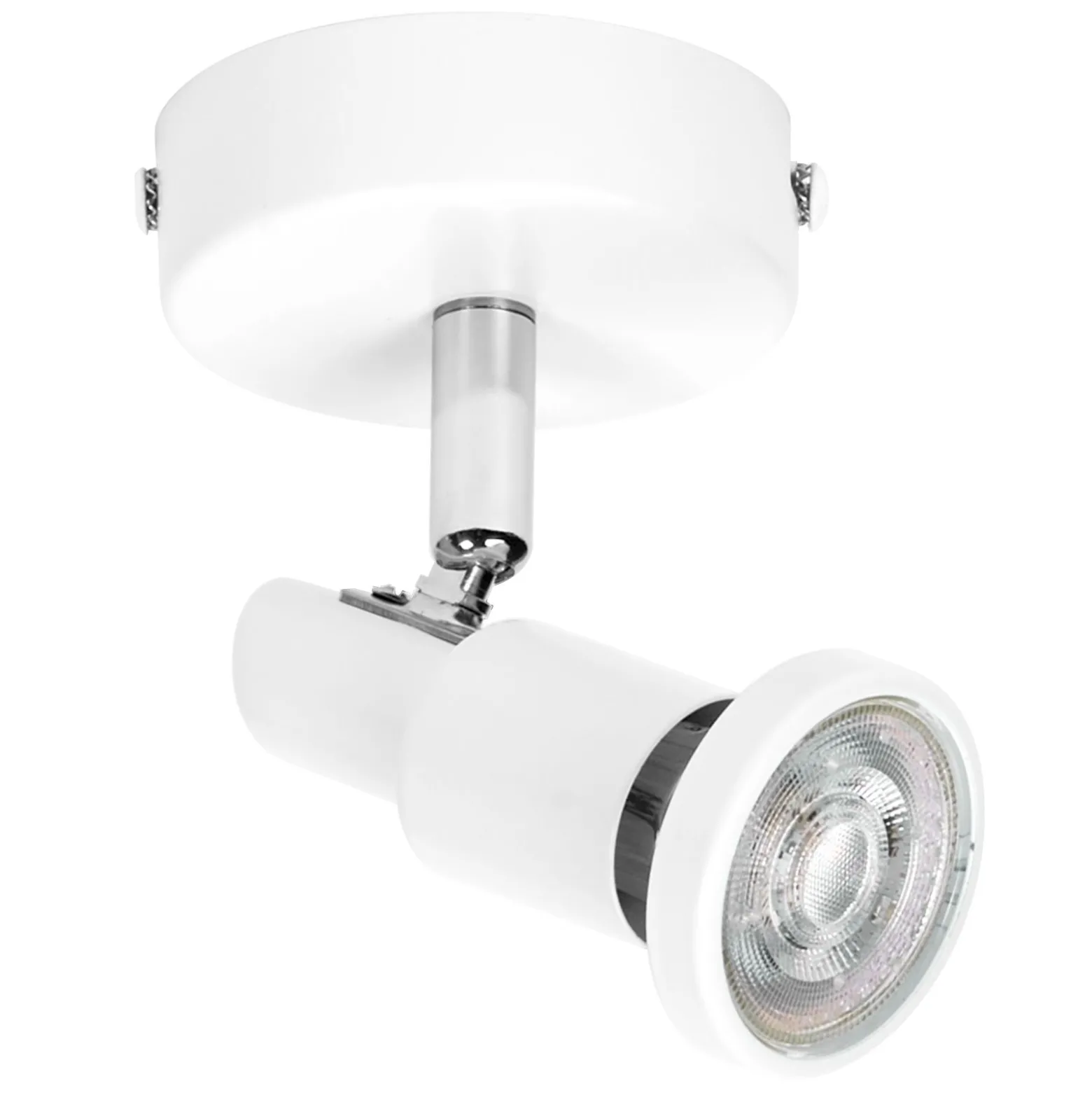 Ledvance LED Decor Spot Stål Vit 3W 230lm - 827 Extra Varm Vit | Dimbar