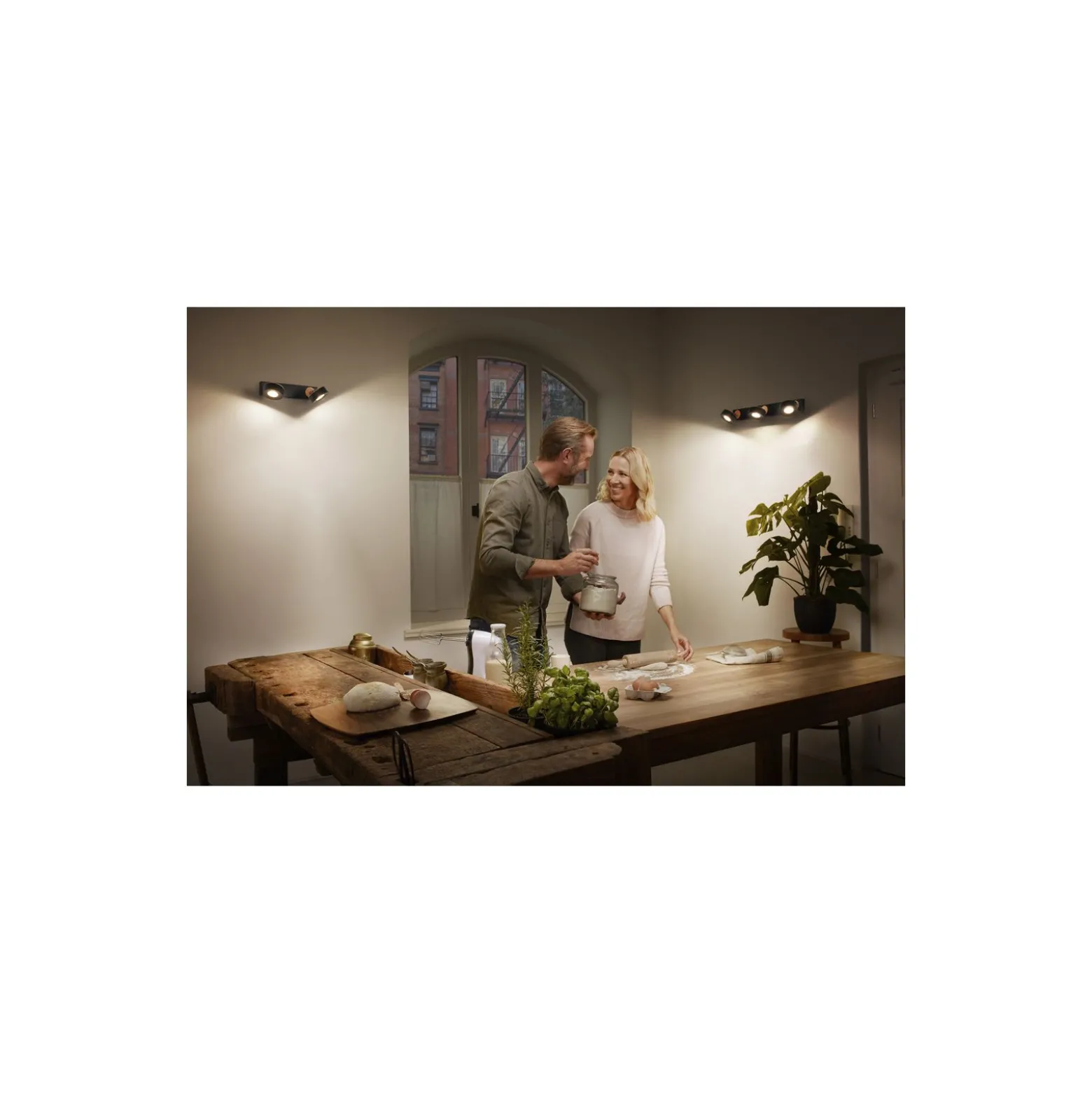 Ledvance LED Decor Spot Stål Vit 6W 460lm - 827 Extra Varm Vit | Dimbar