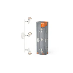 Ledvance LED Decor Spot Stål Vit 10W 690lm - 827 Extra Varm Vit | Dimbar