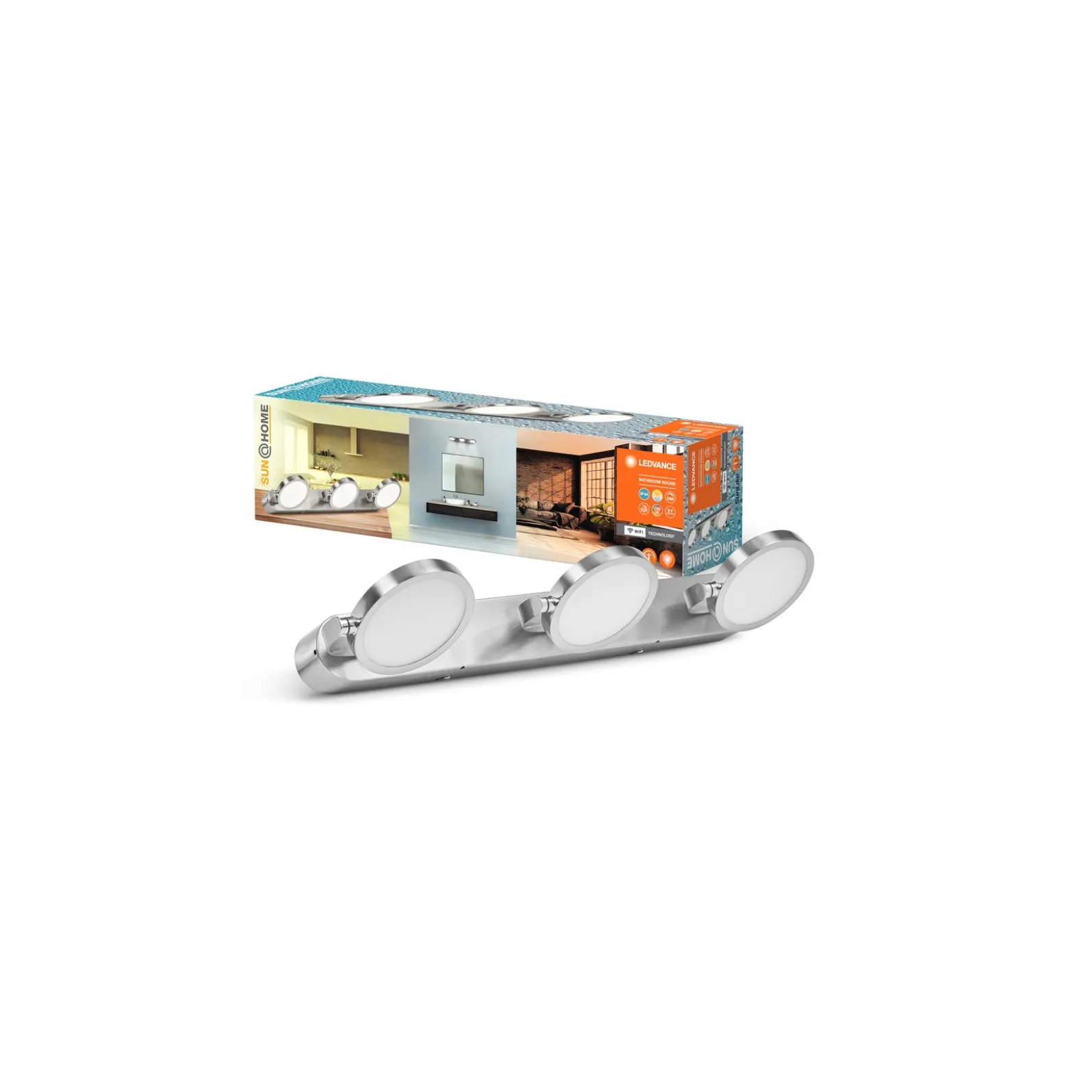 Ledvance LED Decor Spot Sun@Home Metall Silver 20W 700lm - 922-950 Justerbar Vit | Bästa Färgåtergivning