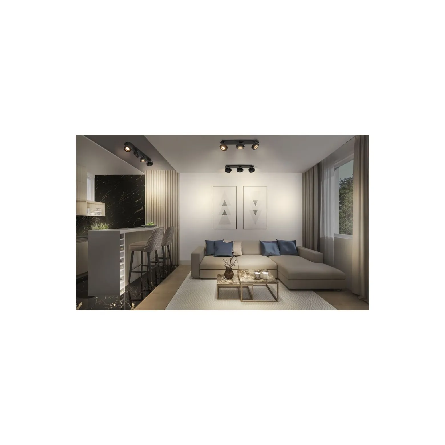 Ledvance LED Decor Spot Venus Svart 21W 910lm - 830 Varm Vit