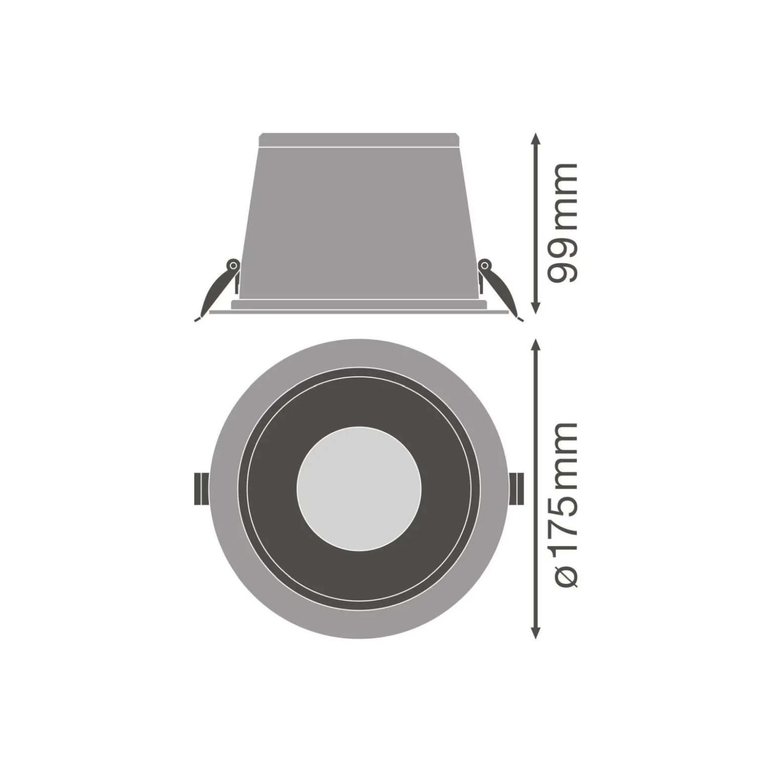 Ledvance LED Downlight Biolux HCL Zigbee Gen 2 Aluminium Vit 20W 2100lm 60D - 927-965 Justerbar Vit | 175mm - Utskärning 160mm - IP20 - ZigBee