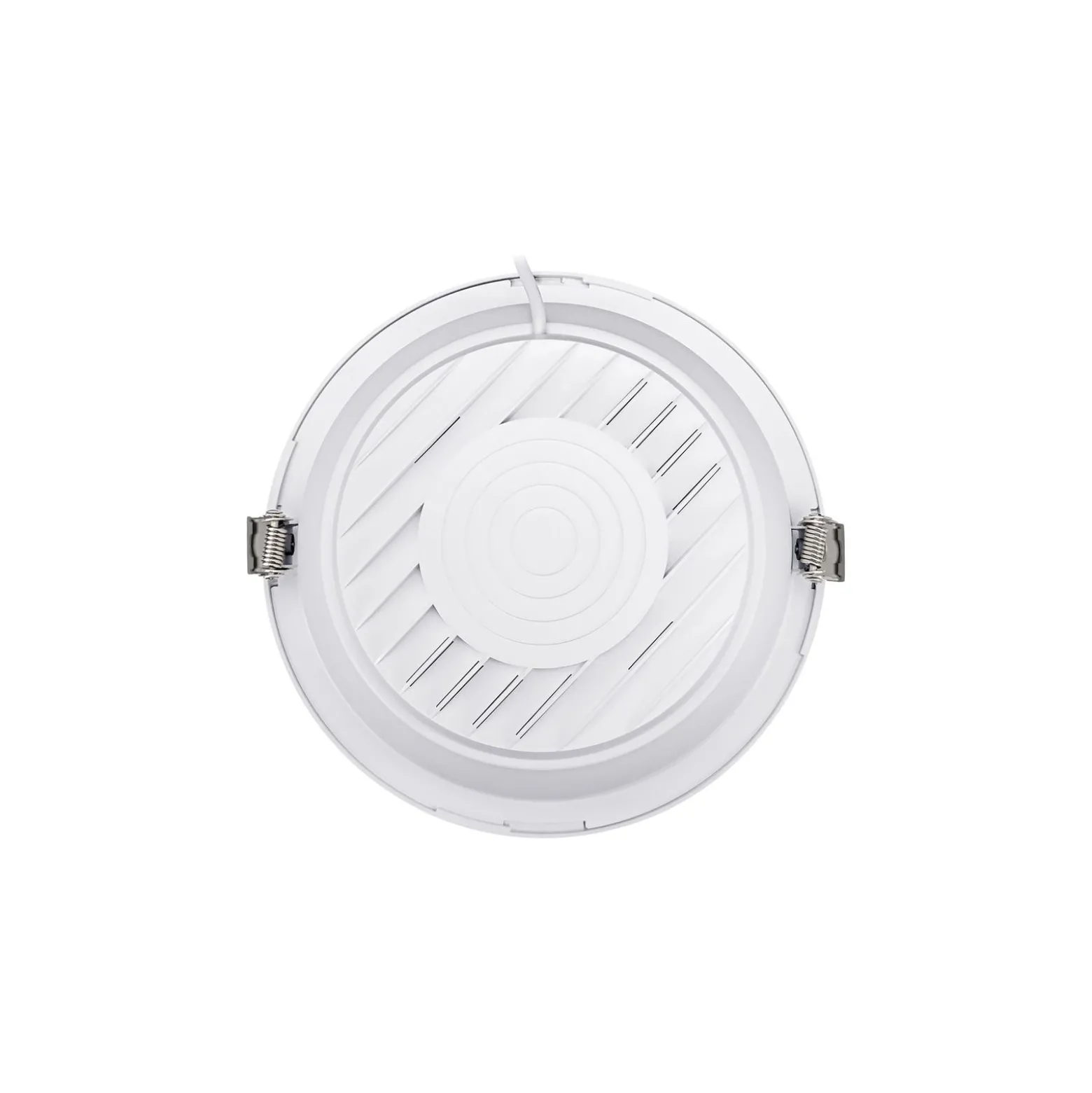 Ledvance LED Downlight Comfort Opal Aluminium Vit 30W 3600lm 180D - 930-940 CCT | 215mm - Utskärning 200mm - IP44 - Bästa Färgåtergivning - Zigbee Dimbar