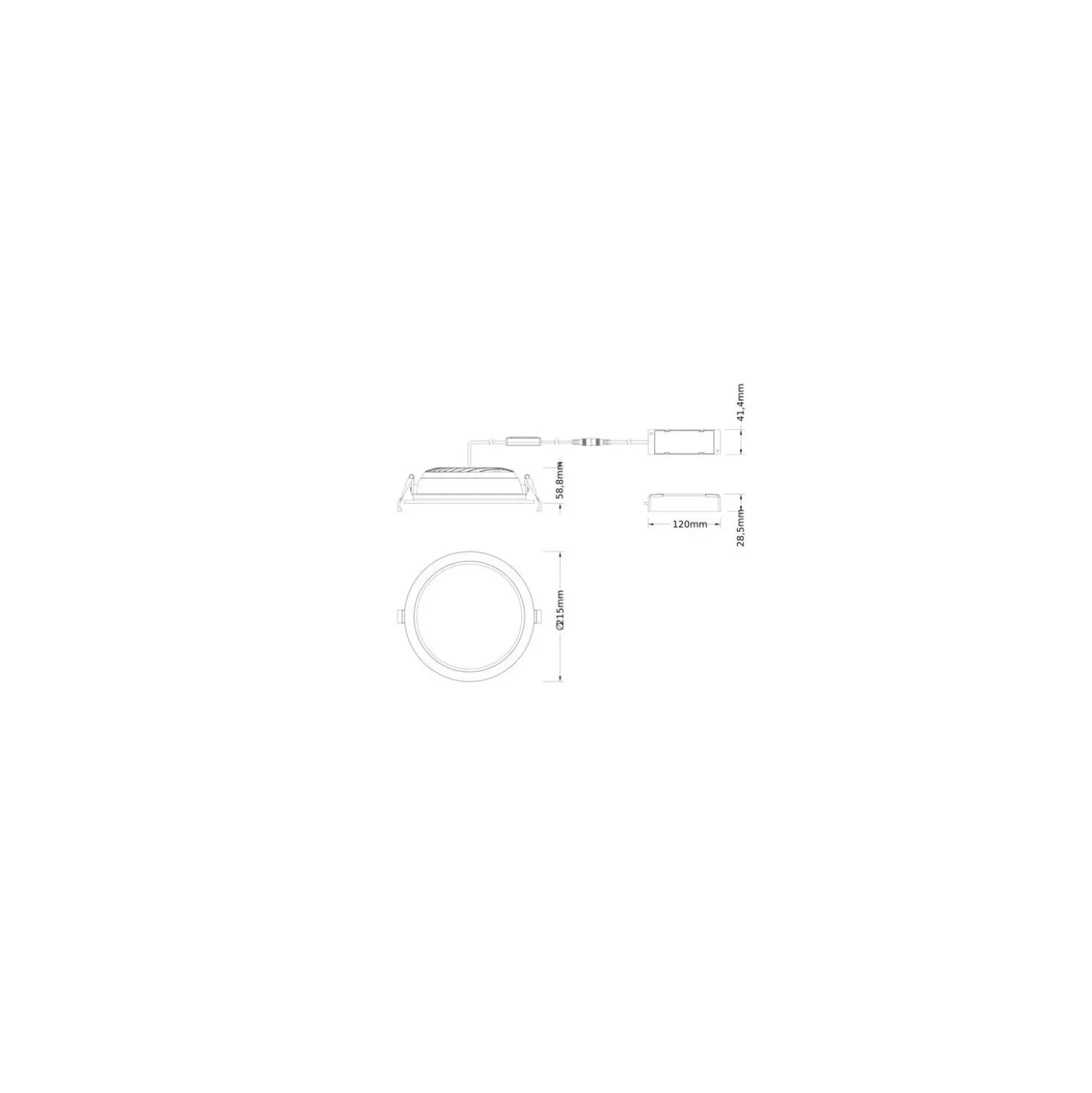Ledvance LED Downlight Comfort Opal Vit 30W/25W/20W 3600lm/3000lm/2400lm 100D - 930-940 CCT | Utskärning 200mm - IP44 - Bästa Färgåtergivning