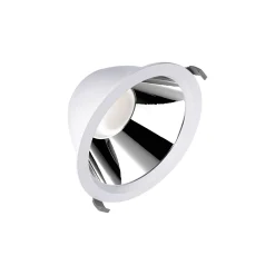 Ledvance LED Downlight Comfort High Efficiency D Aluminium Vit 25W 3625lm 55D - 840 Kallvit | 215mm - Utskärning 200mm - Dali Dimbar