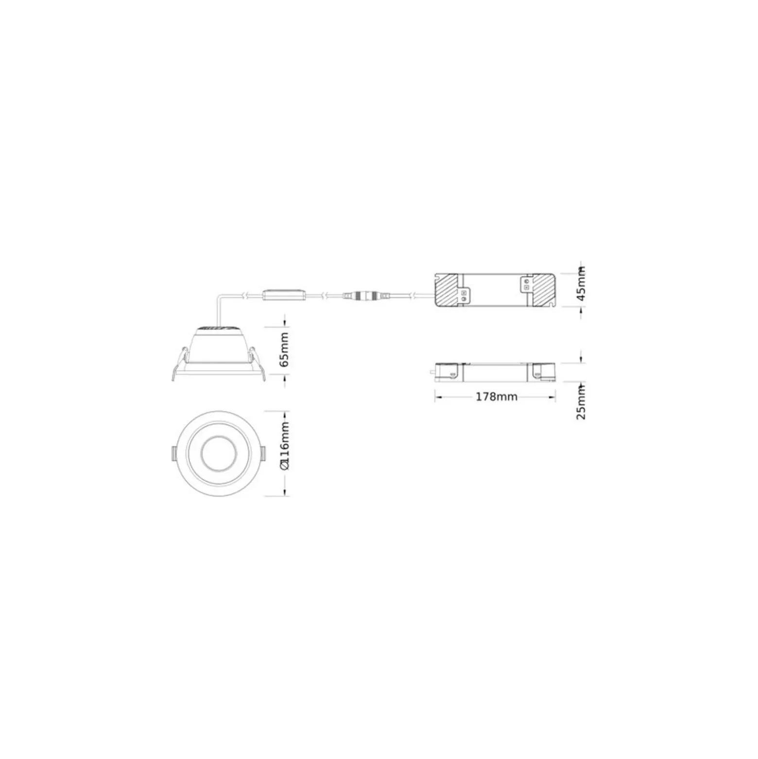 Ledvance LED Downlight Comfort Aluminium Vit 13W 1430lm 55D - 930-940 CCT | 116mm - Utskärning 100mm - IP44 - Bästa Färgåtergivning - UGR<19 - Zigbee Dimbar
