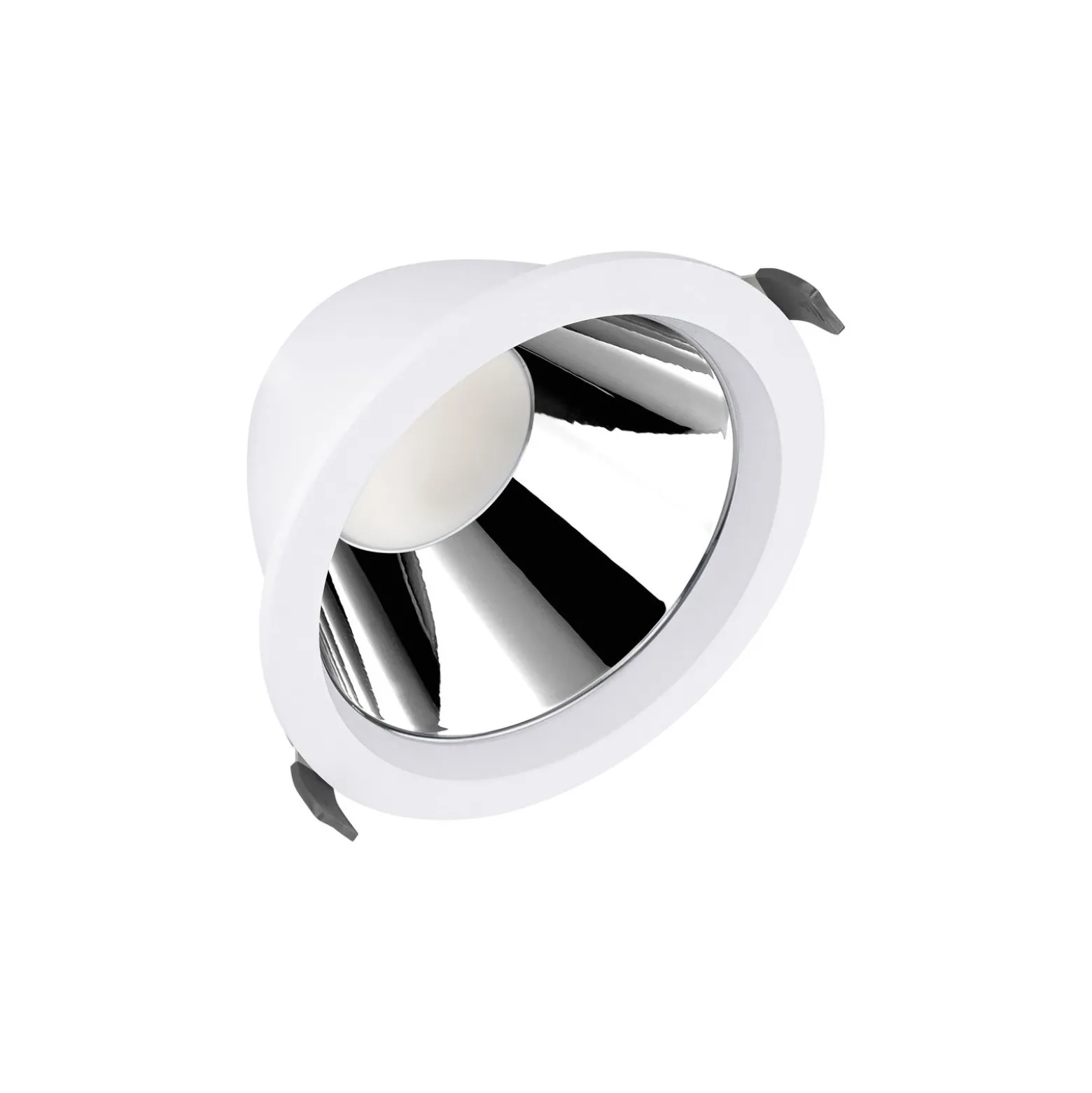 Ledvance LED Downlight Comfort High Efficiency U Aluminium Vit 15W 2100lm 55D - 840 Kallvit | 160mm - Utskärning 150mm