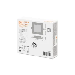 Ledvance LED Downlight Slim Fyrkant SQ105 6W 430lm 120D - 865 Dagsljus