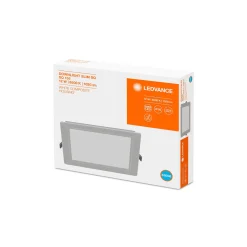 Ledvance LED Downlight Slim Fyrkant SQ155 12W 1020lm 120D - 865 Dagsljus