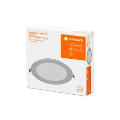 Ledvance LED Downlight Slim Runda DN155 12W 1020lm 120D - 840 Kallvit | 169mm