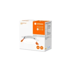 Ledvance LED Downlight Slim Recess Vit 4.5W 240lm 110D - 840 Kallvit | 85mm - Utskärning 72mm