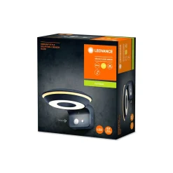 Ledvance LED Endura Stil Solar Glow Vägglampa Grå 3W 180lm - 830 Varm Vit | Rörelsesensor