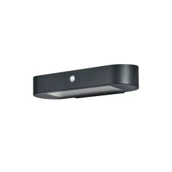 Ledvance LED Endura Stil Solar Vägglampa Svart 6W 540lm - 830 Varm Vit | Rörelsesensor