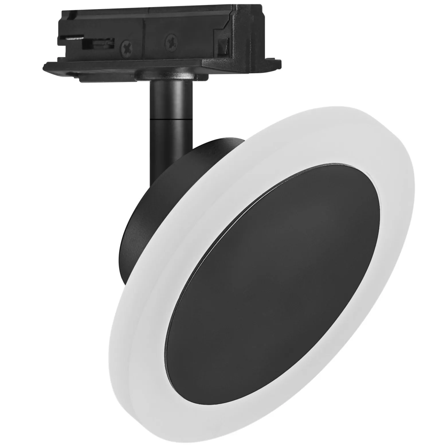 Ledvance LED 1-Fas Skenspot Cirkel Svart 6W 350lm - 830-865 Justerbar Vit