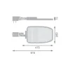 Ledvance LED Gatubelysning Area Large RV35ST Aluminium Grå 120W 15600lm 155X69D - 730 Varm Vit | IP66 - Asymmetrisk