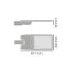 Ledvance LED Gatubelysning Flex Stor RW35ST Grå 110W 16650lm 35x135D - 740 Kallvit | IP66 - Asymmetrisk