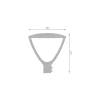 Ledvance LED Gatubelysning Urban Lykta Aluminium Svart 29W 3945lm 165X65D - 830-840 CCT | IP66 - Asymmetrisk