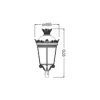 Ledvance LED Gatubelysning Urban Fernandino 60W 6300lm 140D - 722 Extra Varm Vit | IP66 - Symmetrisk