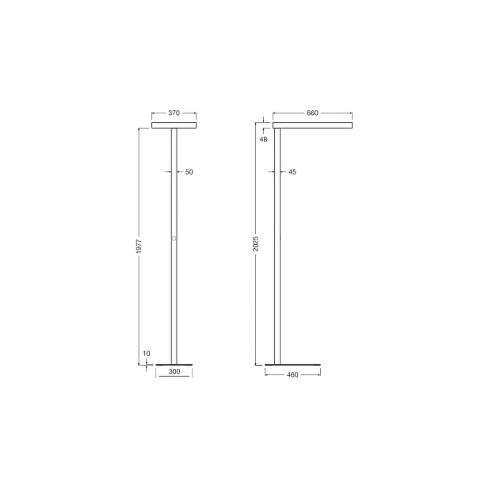 Ledvance LED Golvlampa Comfort Head Grå 114W 20000lm - 840 Kallvit| Dali Dimbar