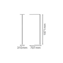 Ledvance LED Golvlampa Compact Vit 88W 12600lm - 840 Kallvit| Dimbar