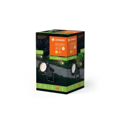 Ledvance LED Ground Spik Naut Svart 2W 100lm - 830 Varm Vit | IP44