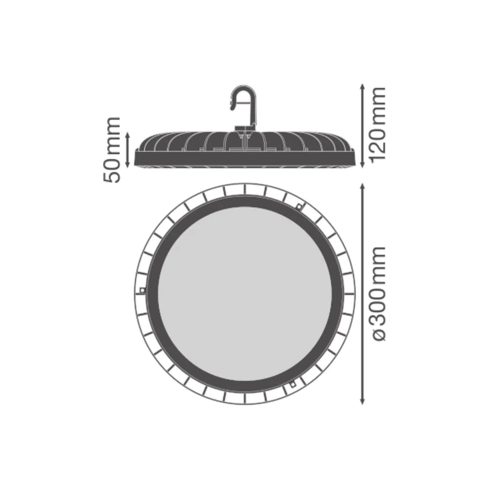 Ledvance LED Highbay Compact Value 225W 27000lm 110D - 840 Kallvit | IP65