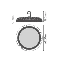 Ledvance LED Highbay Compact Value 166W 20000lm 110D - 840 Kallvit | IP65