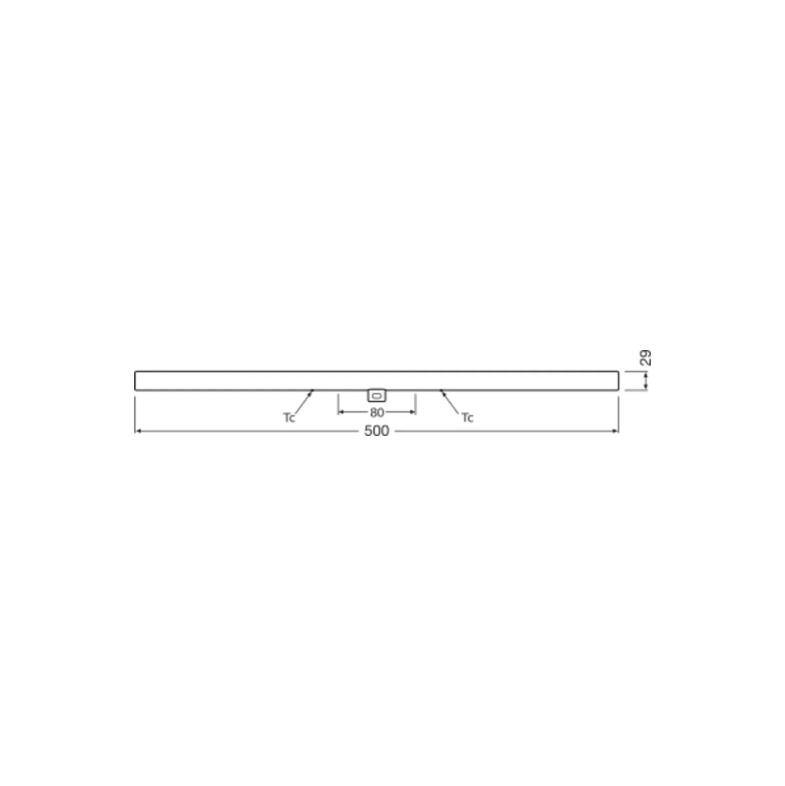 Ledvance Ledinestra BASE LED Tube 6W 640lm - 827 Extra Varm Vit | 50cm - Ersättare 40W