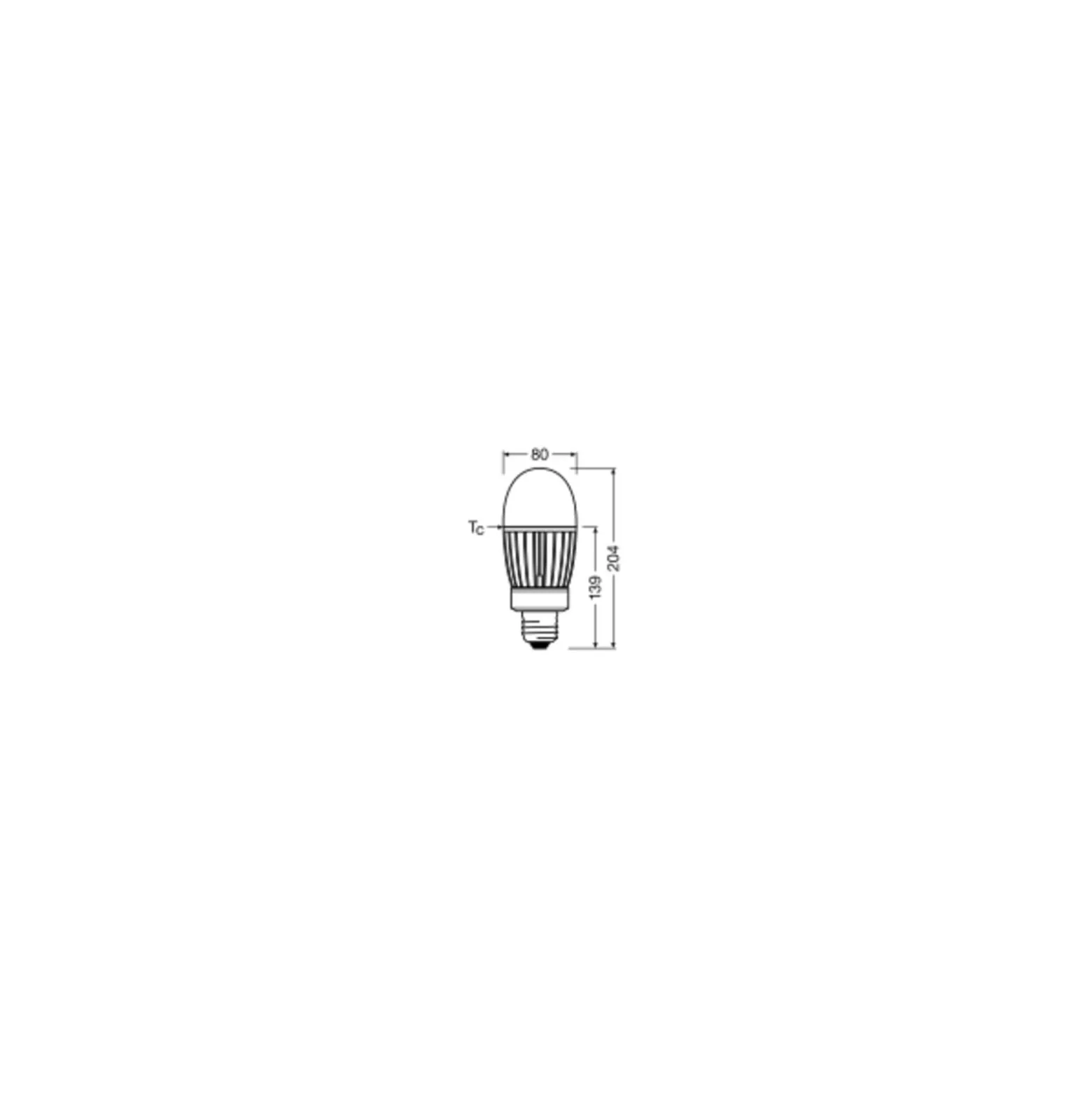 Ledvance LED Lampa HQL LED P E40 41W 6000lm - 840 Kallvit | Ersättare 125W