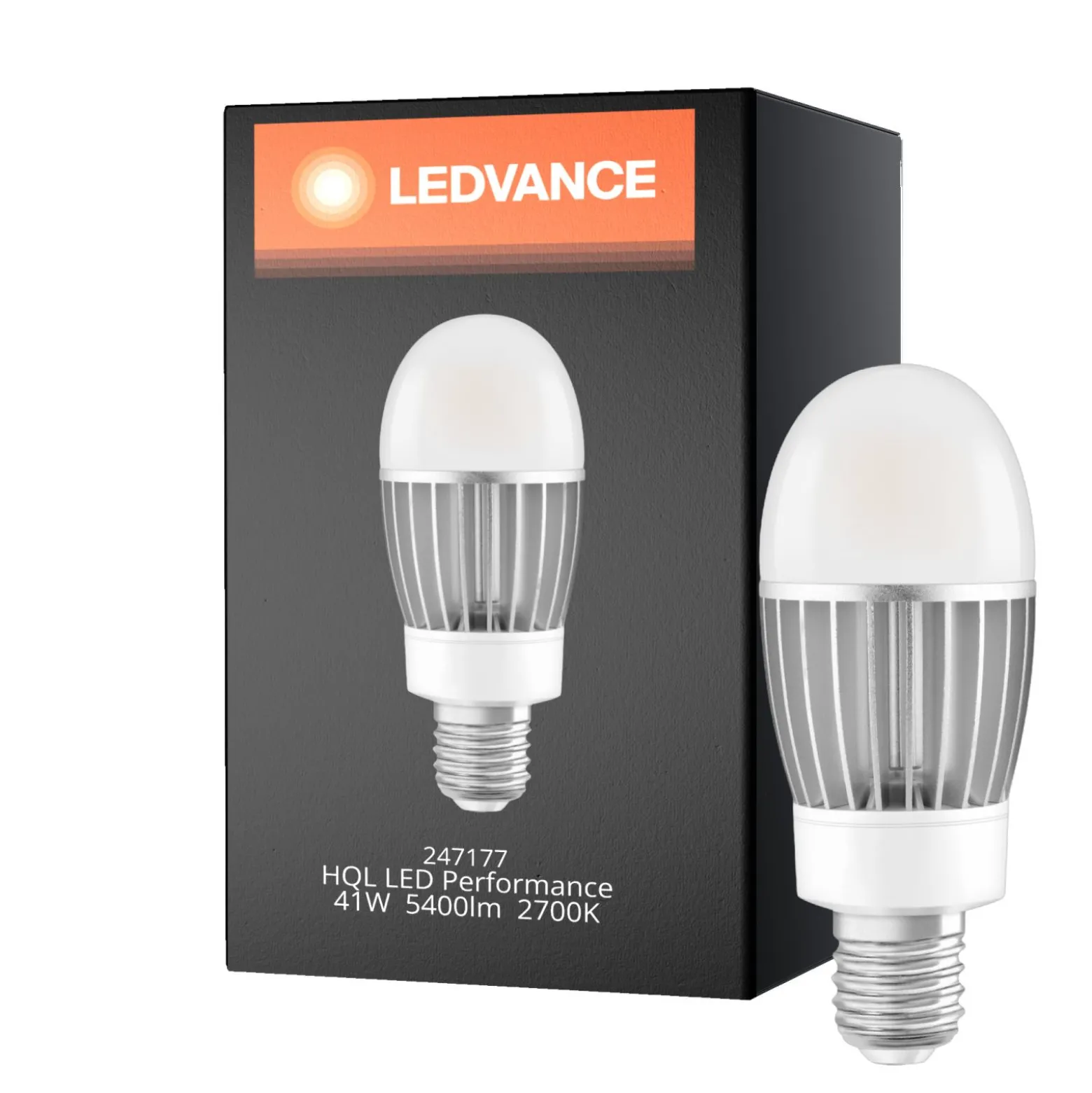 Ledvance LED Lampa HQL LED P E40 41W 5400lm - 827 Extra Varm Vit | Ersättare 125W