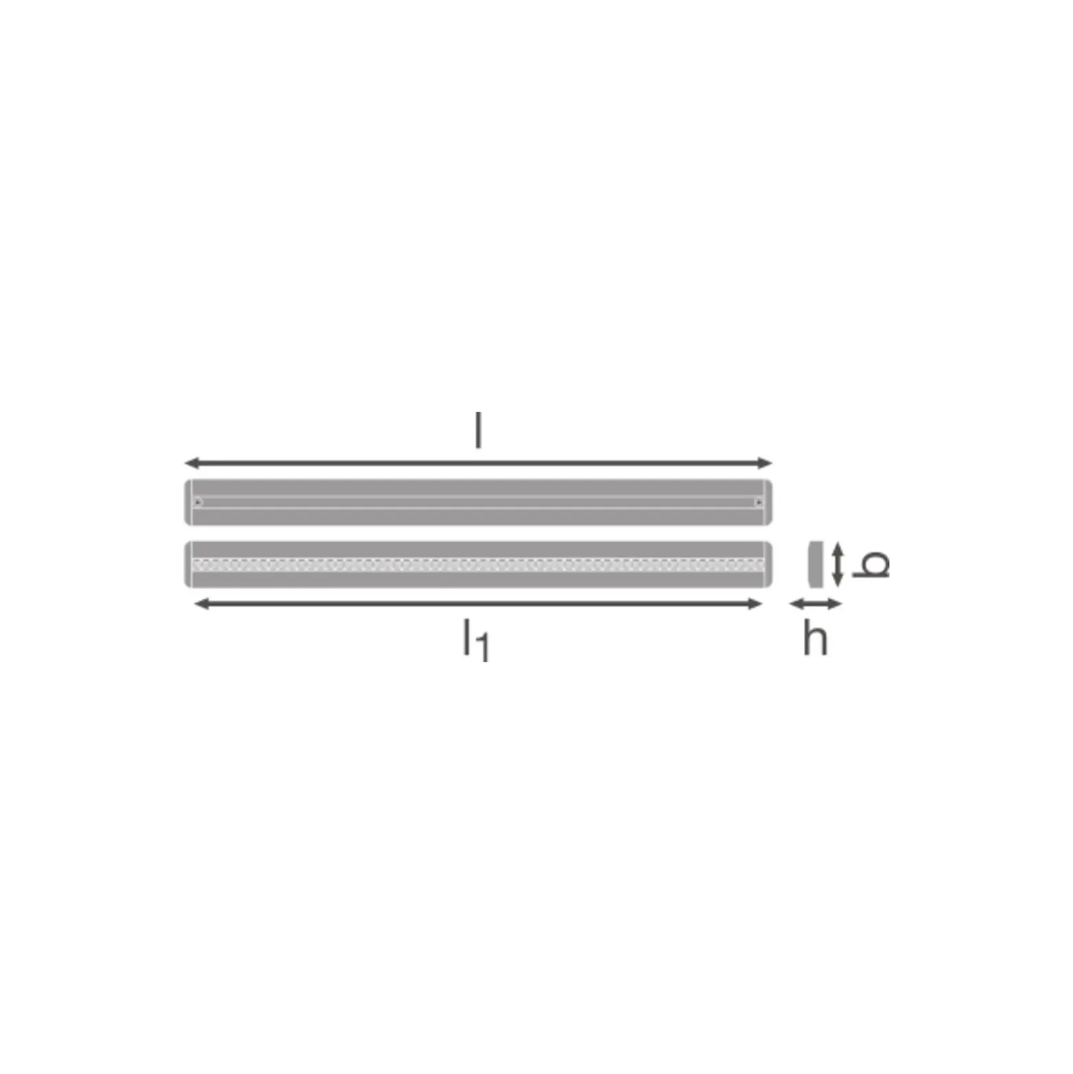 Ledvance LED Linjär Pendellampa IndiviLED 56W 6150lm - 830 Varm Vit | 150x12cm - Direkt/Indirekt