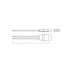 Ledvance LED-ljusslingor AY-CP anslutningsstycke för Performance & Value 500 30M |IP67