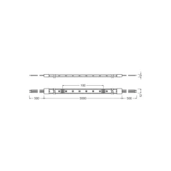 Ledvance Led Ljusslingor Biolux HCL Zigbee Kit 5M 108W 8450lm - 927 965 Justerbar Vit | Oti Dali Drivdon 160W - IP67