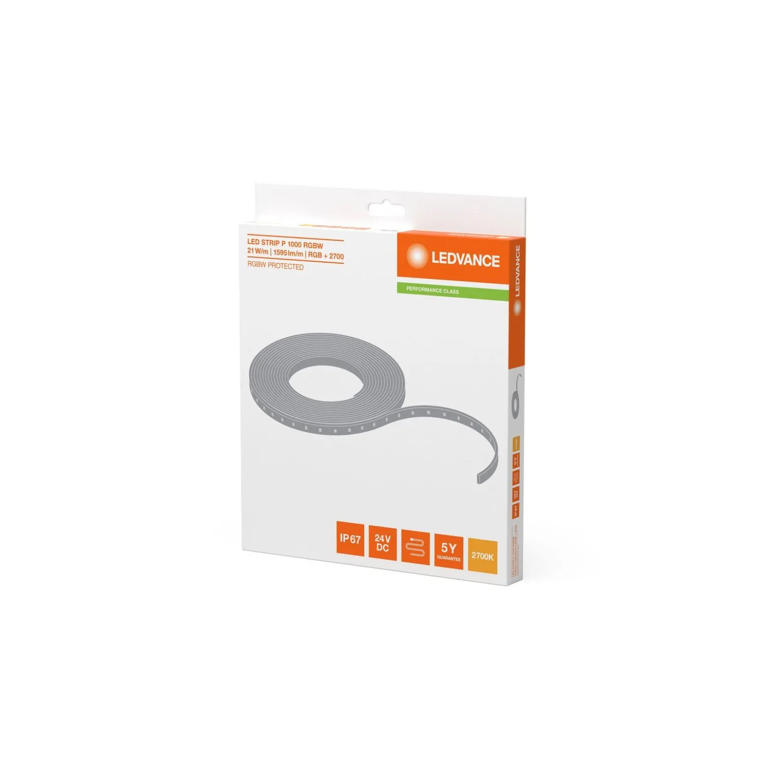 Ledvance Led-Ljusslingor Performance 5 Meter RGBW Gen 2 1000 106W 7630lm 24v - 927 Extra Varm Vit | IP67 - Bästa Färgåtergivning