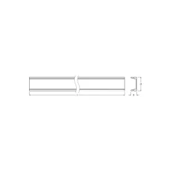 Ledvance LED-ljusslingor Profil Platt U-formad 17x7mm 200CM