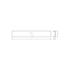 Ledvance LED-ljusslingor Profil Lock Edge Shape 100CM | Diffuse