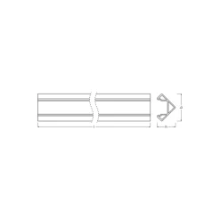 Ledvance LED-ljusslingor Profil Medium Edge Shape 18x18 200CM