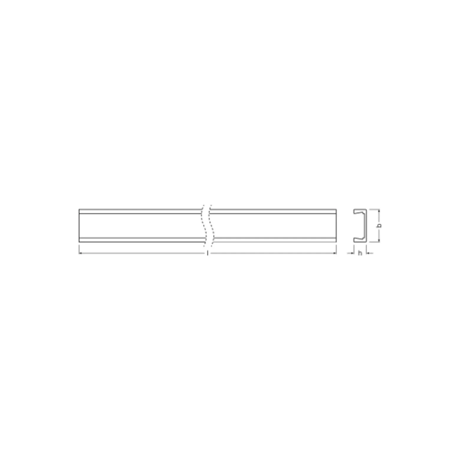 Ledvance LED-ljusslingor Profil Platt U-formad 16x5mm 100CM