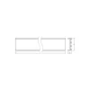 Ledvance LED-ljusslingor Profil Wide U-formad 26x8mm 100CM