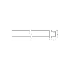 Ledvance LED-ljusslingor Profil Medium U-formad Wing 21.5x12 200CM