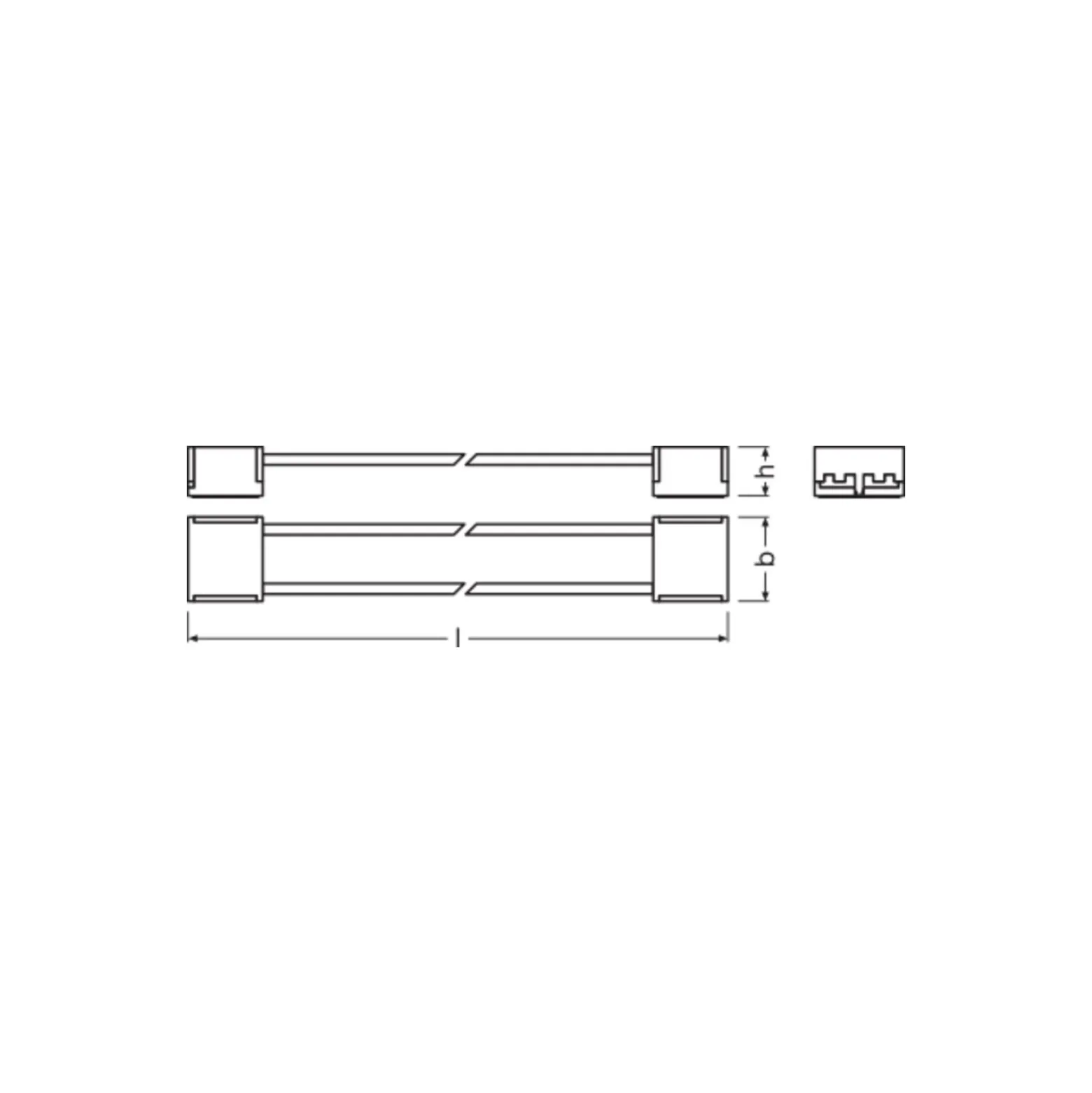 Ledvance LED-ljusslingor Superior ljusslingor Connector 2P 5CM
