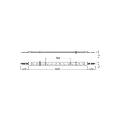 Ledvance LED-ljusslingor Value 500 67W 2150lm 24v - RGB | 5M/13mm