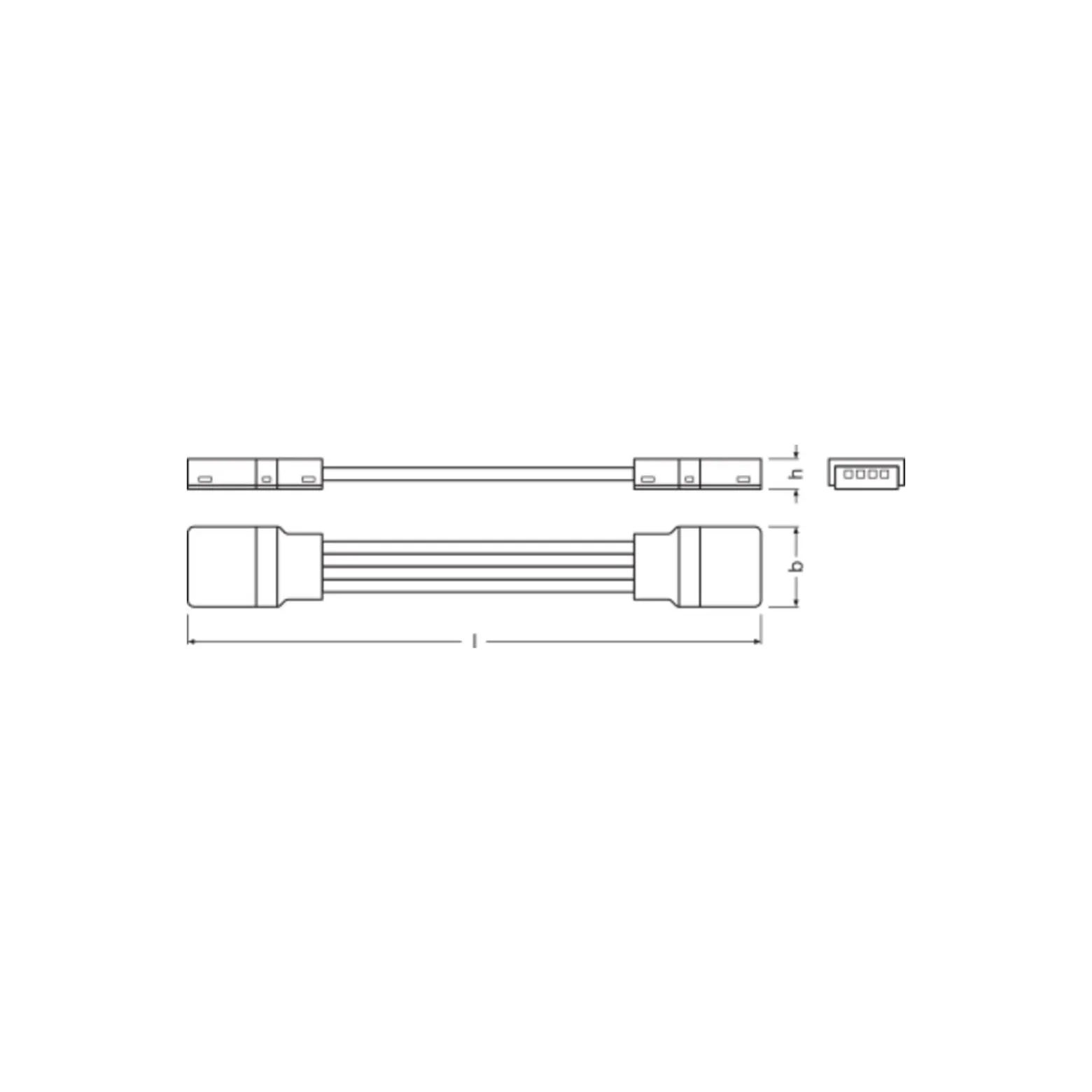 Ledvance LED-ljusslingor Value ljusslingor connector 4P 5CM | Skyddade
