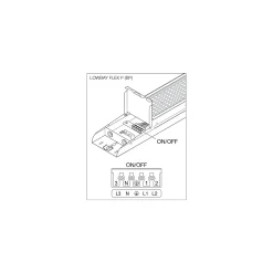 Ledvance LED Lowbay Flex Vit 73W 11315lm 40x90D - 840 Kallvit | IP66 - Ersättare 250W