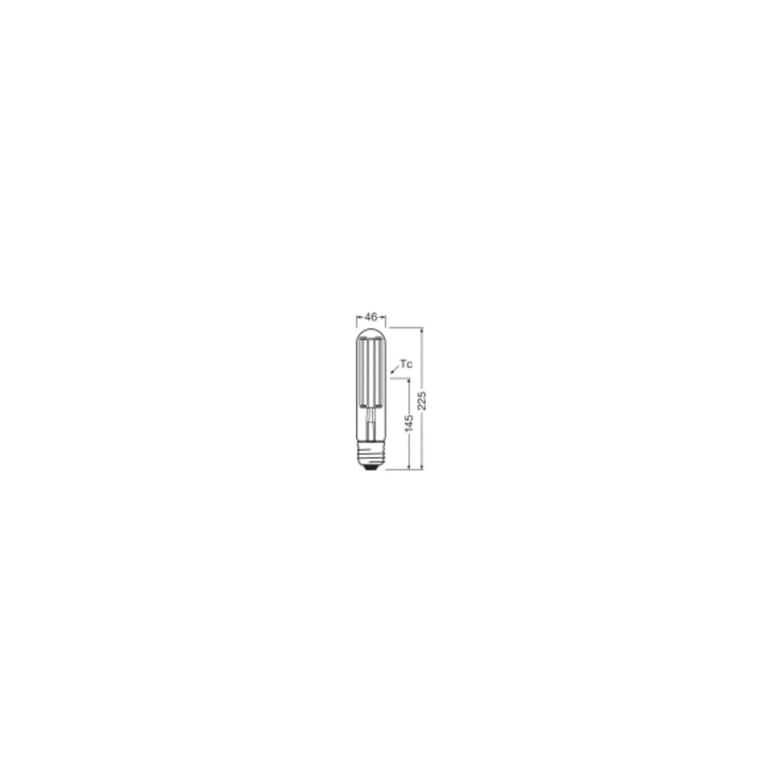 Ledvance LED NAV Filament Ambar E40 30W 3200lm - 718 Extra Varm Vit | Ersättare 100W